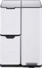 HTI-Living Mülleimer Mülltrennsystem Jannik 60 Liter Weiß, 3 in 1 Bild 2