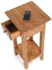 DESIGN DELIGHTS Telefontisch TELEFONTISCH "DRAWER 65", Altholz massiv, 65x31x31 cm, Beistelltisch Bild 3