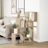 vidaXL Raumteiler-Bücherregal Sonoma-Eiche 92x29x112 cm Holzwerkstoff 858122 Bild 4