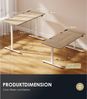 Höhenverstellbarer Schreibtisch 180cm Elektrisch USB Memory Standing Desk Beige Bild 4