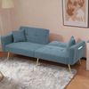 2-Sitzer Schlafsofa B 175 x T 64 x H 72 cm mit Schlaffunktion und verstellbarer Rückenlehne Bild 4