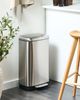 Tretmülleimer 30 L ECOCOLLECT Metall Silber Bild 3