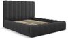 Micadoni Bett Kelp Strukturierter Stoff Moly Anthrazit 200x200 Bild 2