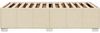 vidaXL Bettgestell ohne Matratze Creme 90x200 cm Stoff 3284809 Bild 5