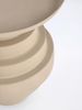 Beistelltisch Abames aus Metall, rundes Design, beige, Ø 35 cm, pulverbeschichtet Bild 3