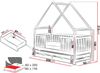 Kinderbett Menoze mit 2 Bettschubladen (Farbe: Weiß) Bild 3