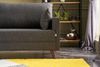 3-Sitzer-Sofa, 'Bella', 85 x 81 x 208, Anthrazit Bild 3