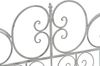 Gartenbank LENAR - Metall Weiß 128x46x94 cm | Metallbank Garten 2 Seitzer Bank Terrasse Vintage Antik Gartenbank Bild 4