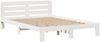 vidaXL Massivholzbett mit Regal ohne Matratze Weiß 150x200 cm Kiefer 3309966 Bild 5
