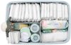Kikkaboo Wickeltasche, Korb, Windelorganizer faltbar Griffe abnehmbare Trennwand hellblau Bild 3