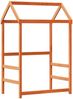 vidaXL Massivholzbett mit Dach Wachsbraun 90x190 cm Kiefer 3282167 Bild 4