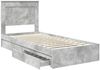 vidaXL Aufbewahrungsbett Beton Grau 75 x 190 cm Holzwerkstoff 3410281 Bild 5