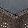 vidaXL Gartentisch Braun 40x40x45 cm Poly Rattan 45900 Bild 4