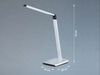 2er SET LED Schreibtischlampen Silber dimmbar & Tageslicht, Höhe 79cm Bild 3
