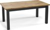 WFL GROUP Esstisch Davidof ausziehbar rechteckig modern mit schwarzen Holzbeinen (MADE IN EU, erhältlich in 3 Größen – 140/160/160 cm ausziehbar auf 180/200/240 cm), platzsparender Tisch in Holzoptik für Küche, Esszimmer oder Wohnzimmer Bild 2