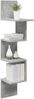 vidaXL Wandregal Wandhalterung Betongrau 32 x 21 x 107 cm 8012135 Bild 2