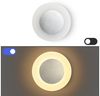 ZMH LED Wandleuchte Rund modern Ø16cm 6.9W innen Flur Schlafzimmer Treppenhaus, Warmweiß, Nicht Dimmbar Bild 2