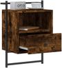 vidaXL Wand-Nachttisch Räuchereiche 40x30x61 cm Holzwerkstoff 833437 Bild 4