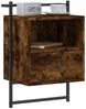 vidaXL Wand-Nachttisch Räuchereiche 40x30x61 cm Holzwerkstoff 833437 Bild 3