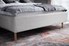Stauraumbett >Lotte mit BK< Liegefläche 180x200cm, grau, Stellmaß: 201x105x222cm (BxHxT) Bild 5