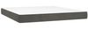 vidaXL Boxspringbett mit Matratze Dunkelgrau 180x200 cm Samt 3144694 Bild 5