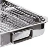 Pott und Flamme Ofenform klein 25 cm mit Edelstahl Gitterrost-Einsatz : 25 cm Bild 2