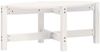 vidaXL Couchtisch Weiß 87x48x35 cm Massivholz Kiefer 822323 Bild 2
