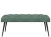 vidaXL Bank mit Knopfheftung Meergrün 110 x 40 x 46 cm Samt 42038582 Bild 2