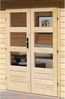 Mittelwandhaus Schönbuch 2 - 426x276 cm, 38 mm Holz naturbelassen, Karibu Bild 5