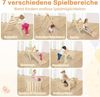 7 in 1 Klettergerüst Kletterdreieck mit Rutsche Kletterdreieck für Kinder ab 3 Jahren Natur Bild 3