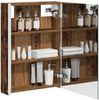 vidaXL Badezimmerspiegelschrank Altholz 43 x 11,5 x 60,5 cm 889229 Bild 3