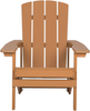 Gartenstuhl ADIRONDACK mit Fußstütze Heller Holzfarbton Bild 5
