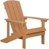 Gartenstuhl ADIRONDACK mit Fußstütze Heller Holzfarbton Bild 4