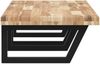 vidaXL Waschbeckenregal Wandmontage Stahl und Akazienholz 3302823 Bild 5