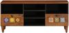 vidaXL TV-Schränk mit Regal Walnuss 100 x 33 x 46 cm Massivholz Mango 4018242 Bild 4