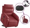 vidaXL Massagesessel mit Aufstehhilfe Weinrot Kunstleder 3205053 Bild 5