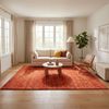 Gabbeh Teppich - Softy - Uni 60 x 40 cm - rost Bild 2