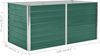 Hochbeet für Garten OSKAR Grün 160x80x77cm Verzinkter Stahl Hochbeet Metall Gartenbeet Kräuterbeet Blumenbeet Beet hoch Frühbeet für Garten Gemüsebeet Bild 2