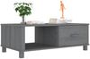 vidaXL Couchtisch HAMAR Dunkelgrau 100x55x35 cm Massivholz Kiefer 340454 Bild 4