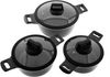 Kochgeschirr Set 7tlg Topfset Koch-/Braten-Topf-Set Induktion Kochtopfset Aluminium Bild 4