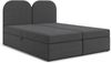 AX LIVING Migwell Boxspringbett 180x200 Dunkelgrau Bettkasten Kopfteil Bild 2