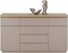 Sideboard Palamos in grau matt und Akazie massiv 150 cm Bild 5