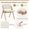 COSTWAY Klappstuhl, 2er Set, klappbar, mit gepolsterter Sitz & Rückenlehne Bild 2