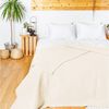 Laynenburg Tagesdecke Waffelpique aus 100% Baumwolle – Baumwolldecke, Kuscheldecke, Wohndecke als Sommerdecke, Bett-Überwurf, Couch-Überwurf, Sofa-Decke Bild 2