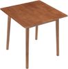 Esstisch Klijori für 2 Personen 75x75x74 cm Holz Walnussoptik [en. casa] Bild 4
