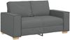 vidaXL Sofa 3 pcs Dunkelgrau 220 x 80 x 84 cm Leinenmischgewebe 3324610 Bild 5