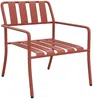 Vente-unique - BIRMOS Gartensitzgruppe Metall Rot - B 71 cm x H 76 cm x L 64 cm Bild 3