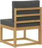 vidaXL Outdoor-Sofagarnitur Weiß und Anthrazit 59 x 63 x 73 cm 901460 Bild 5