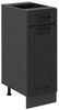 Küchenunterschrank R-Line Anthrazit Landhaus 30 cm ohne Arbeitsplatte Vicco Bild 5