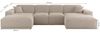Wohnlandschaft Sofa U-Form CELES PREMIUM XS in Stoff Sven Dunkelblau Bild 2